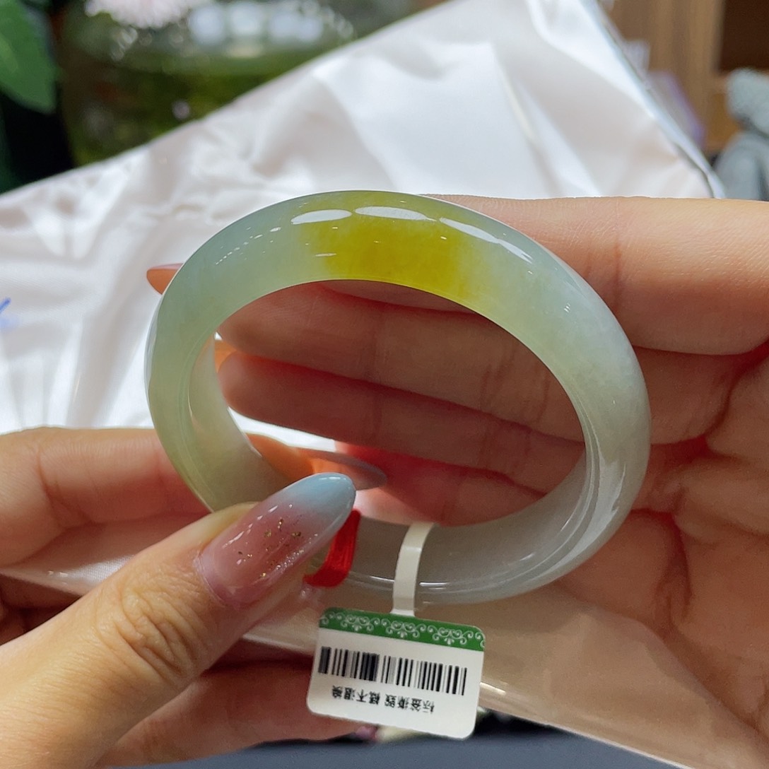 翡翠未镶嵌手镯11号链接