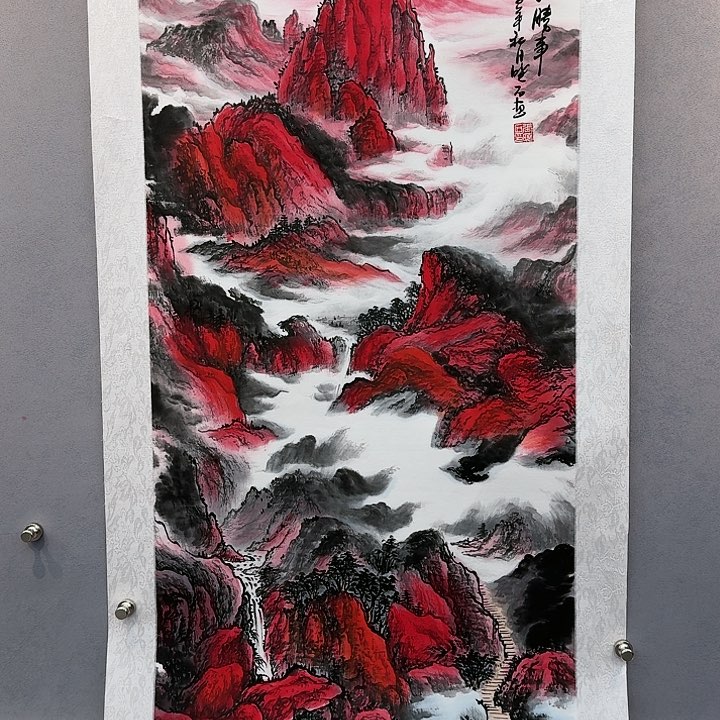 国画书法作品多次参加