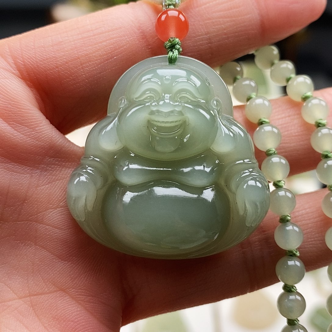 和田玉颈饰未镶嵌35