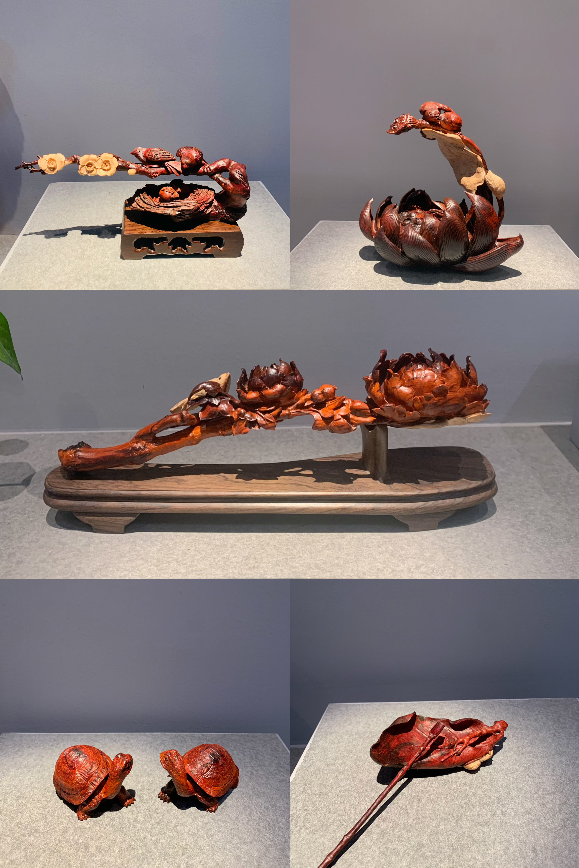 定制——印度小叶紫檀纯手工雕刻（一物一拍）