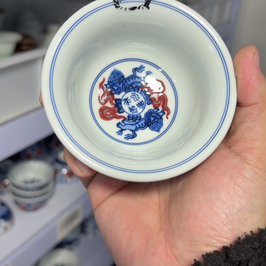 摆件瓷瓷言所老曹甄选好瓷微瑕大