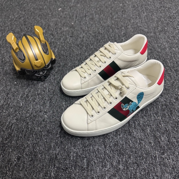 未使用 GUCCI/古驰 /多码/松鼠怪兽刺绣板鞋/公价6800
