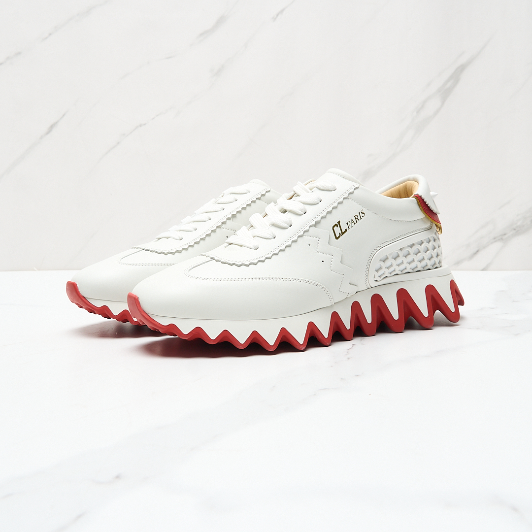 未使用  【瑞池女装】Christian Louboutin女士鲨鱼底休闲鞋GS00060