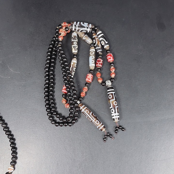 玛瑙项链未镶嵌T39九目项链发其一