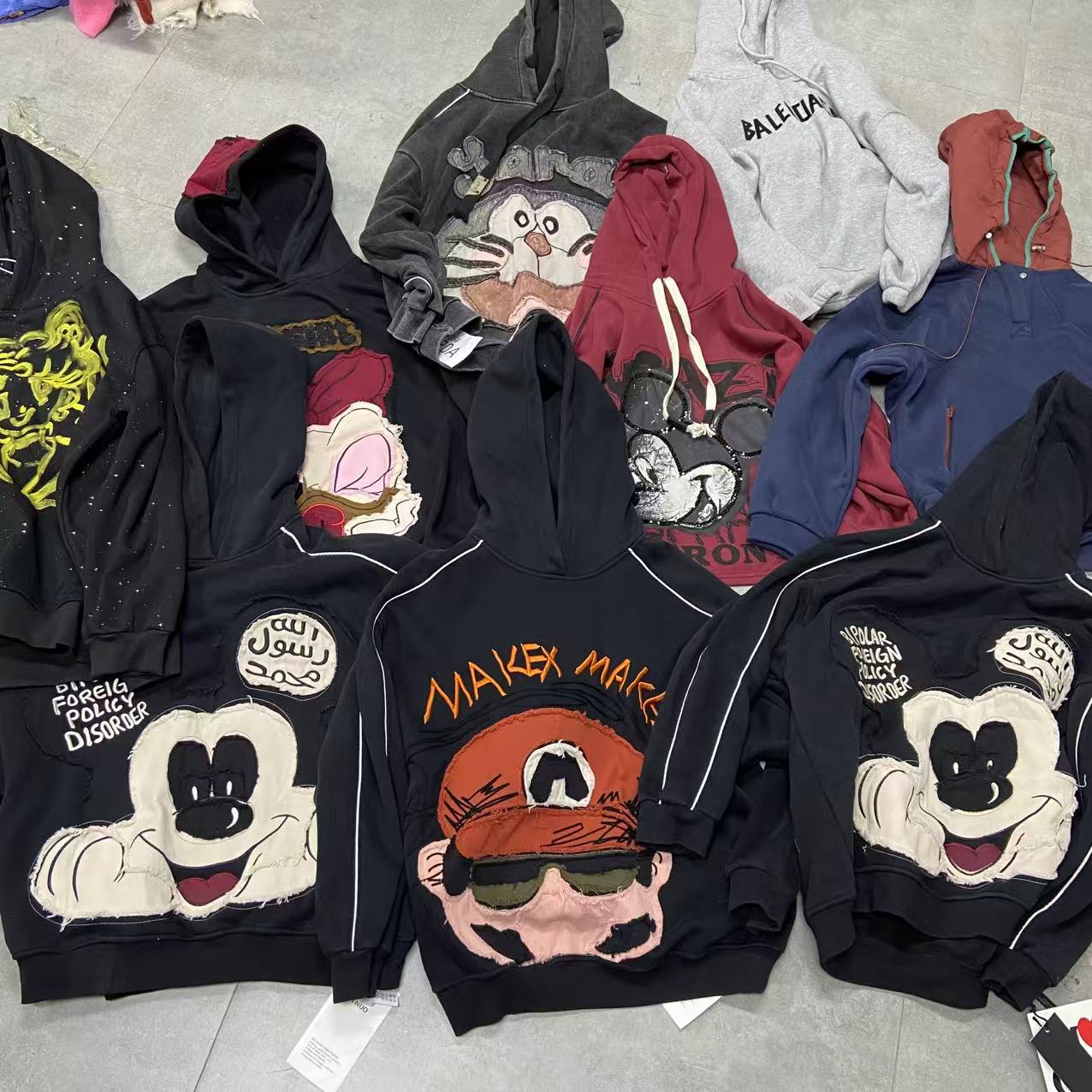 欧货潮牌重工新款百搭加绒加厚卫衣上衣合集 DZ250272