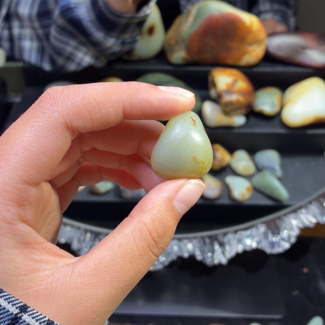 和田玉未镶嵌挂件12.8