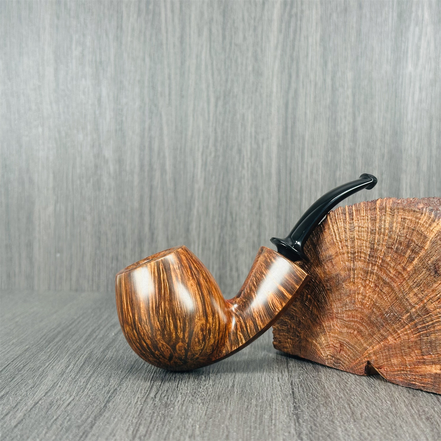 乌克兰 A.Plashkov 普拉斯科夫 手工石楠木烟斗 丹麦蛋河豚斗