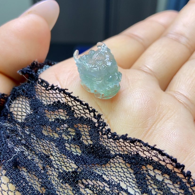 【闪购商品】定制翡翠未镶嵌龙头