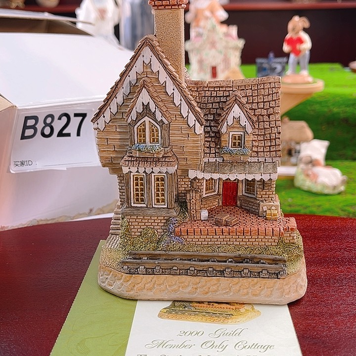 紫砂茶宠小房子微缩景观