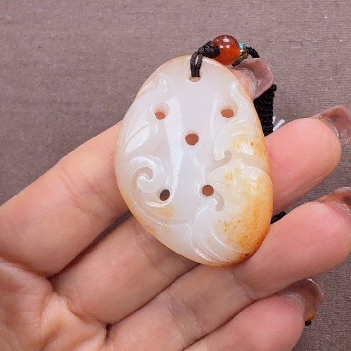 未镶嵌和田玉挂件芙*