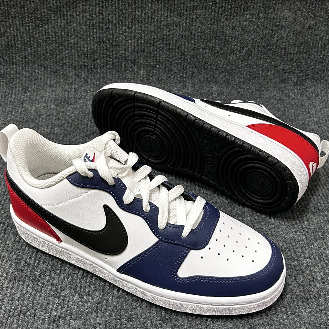 耐克Nike Court Borough Low 2 皮革 黑曜石 休闲板鞋 DO7446-101