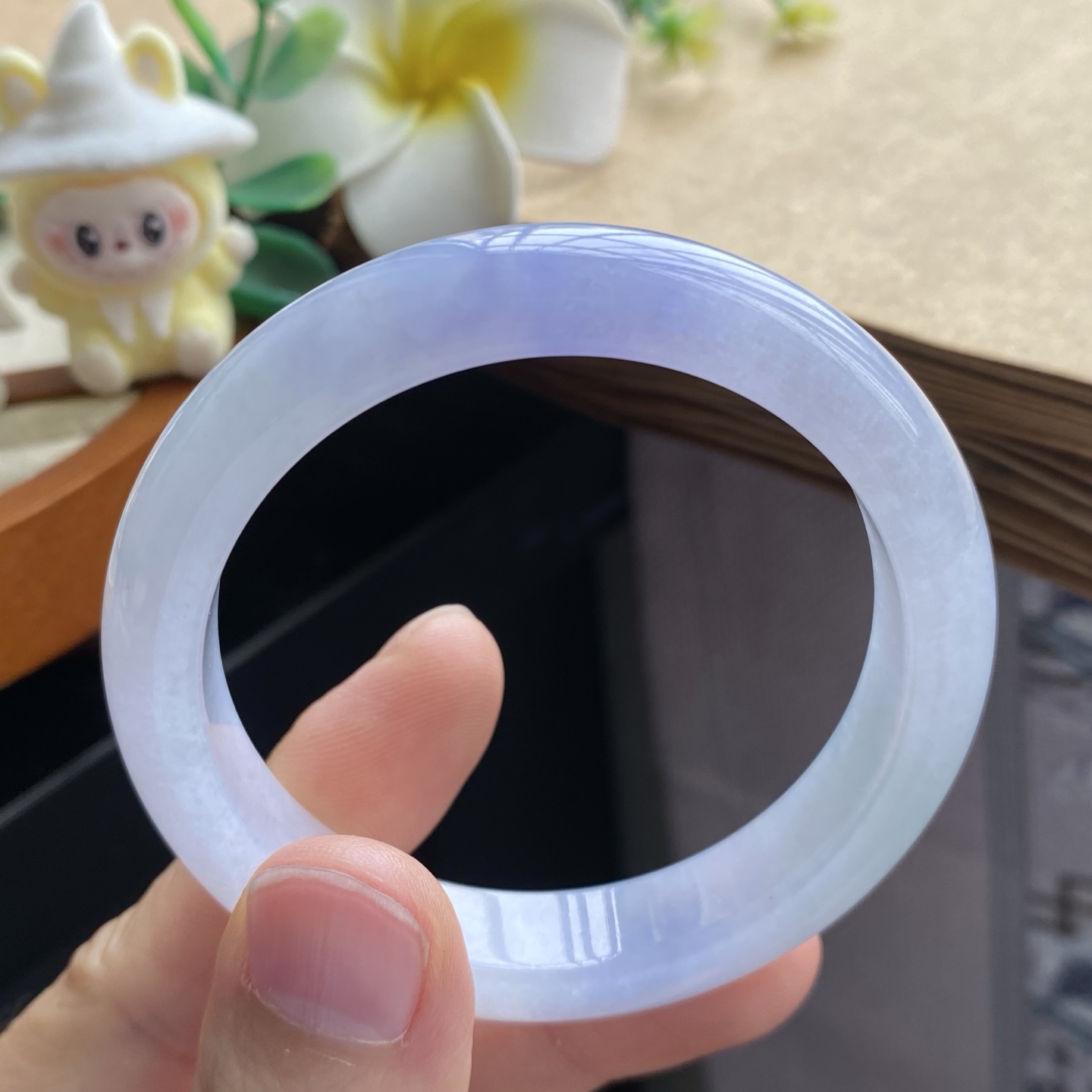 1.24批13501号手镯，50.9-10.9-7.5！冰紫果冻镯！又温柔又浪漫！