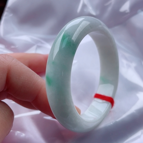 翡翠手镯未镶嵌正53.5