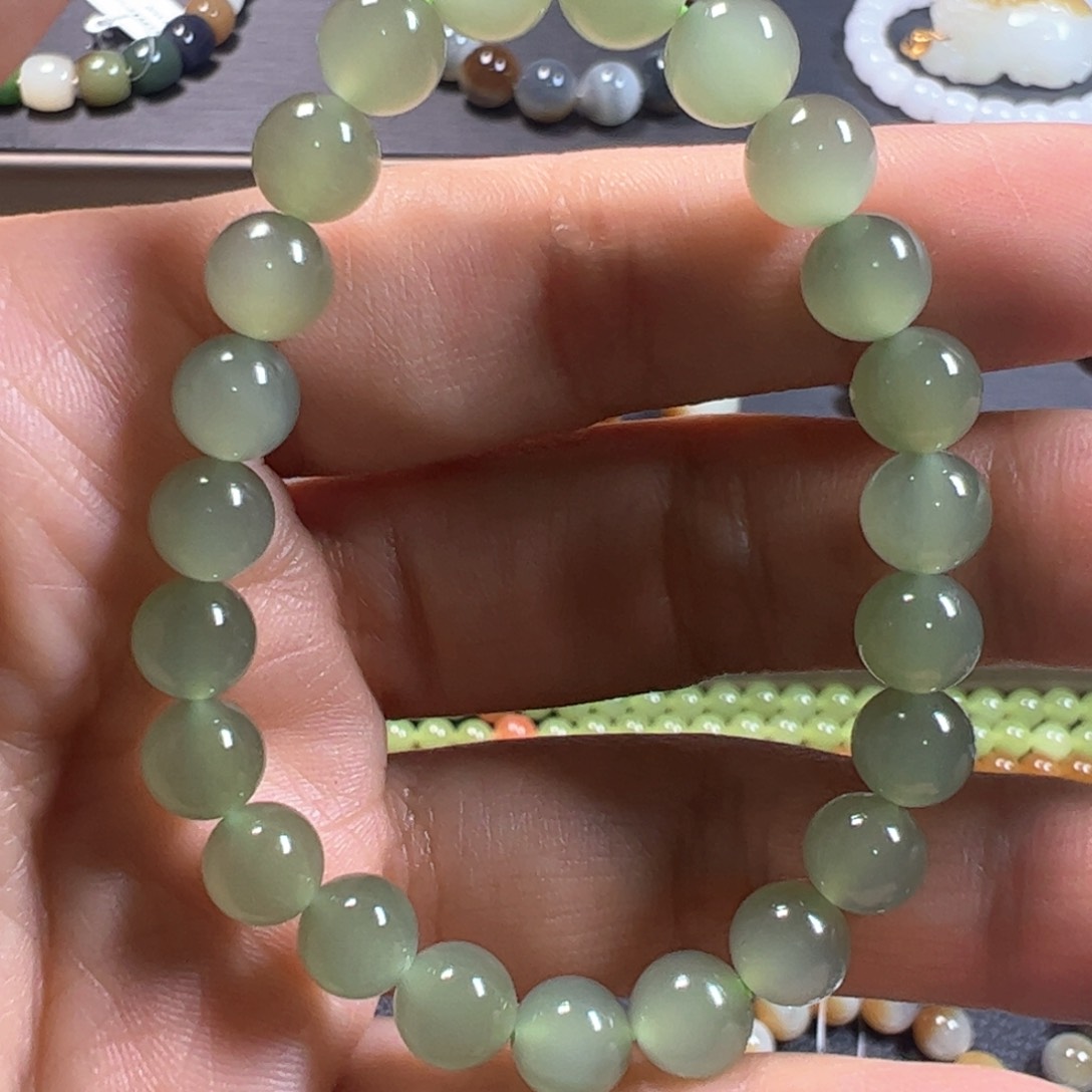 和田玉手链未镶嵌