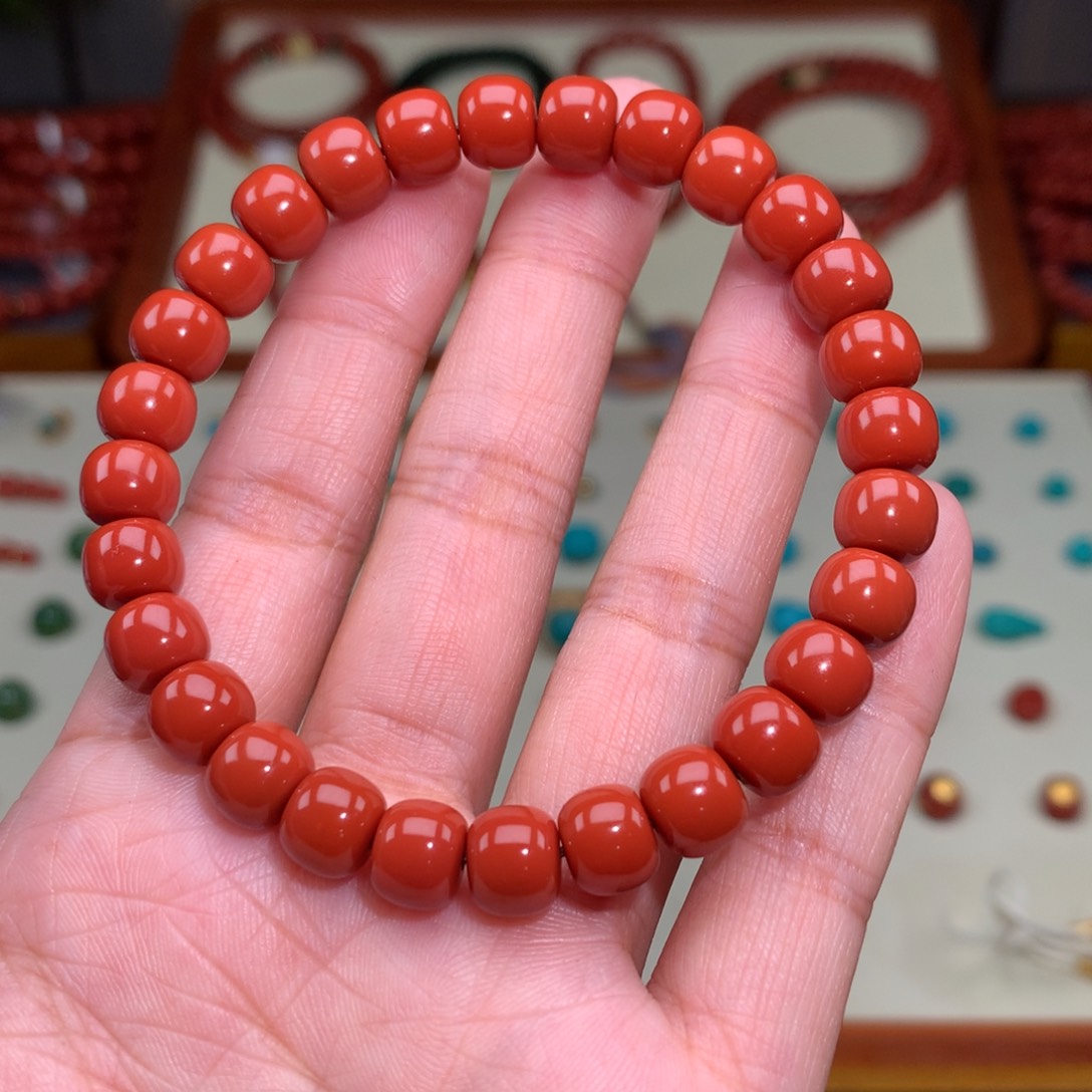 南红玛瑙颈饰未镶嵌