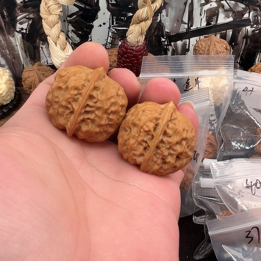 把件文玩核桃黄松峪元宝37尺