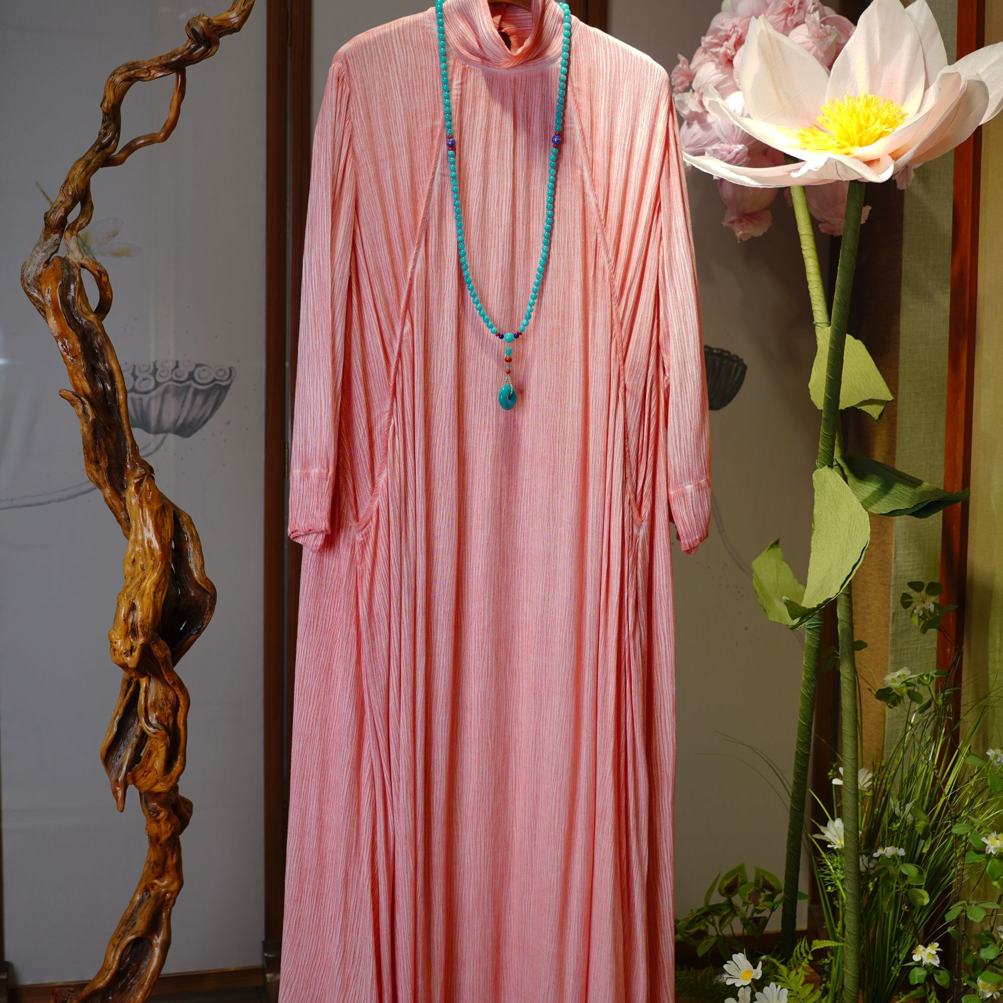 净居衣舍 原创设计棉禅意长裙AN006