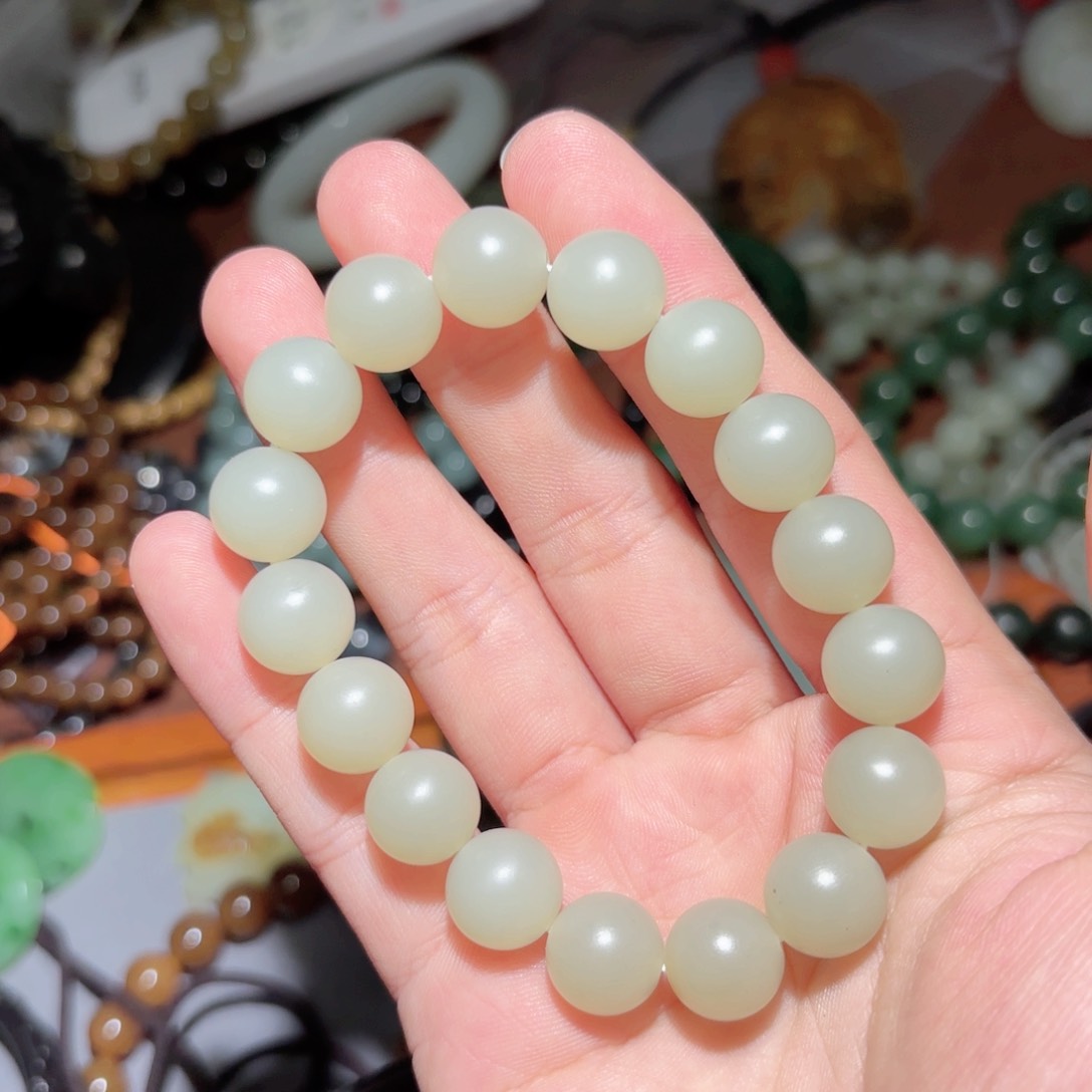 和田玉手链未镶嵌