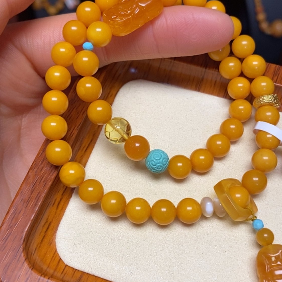 【闪购商品】蜜蜡手链未镶嵌手串