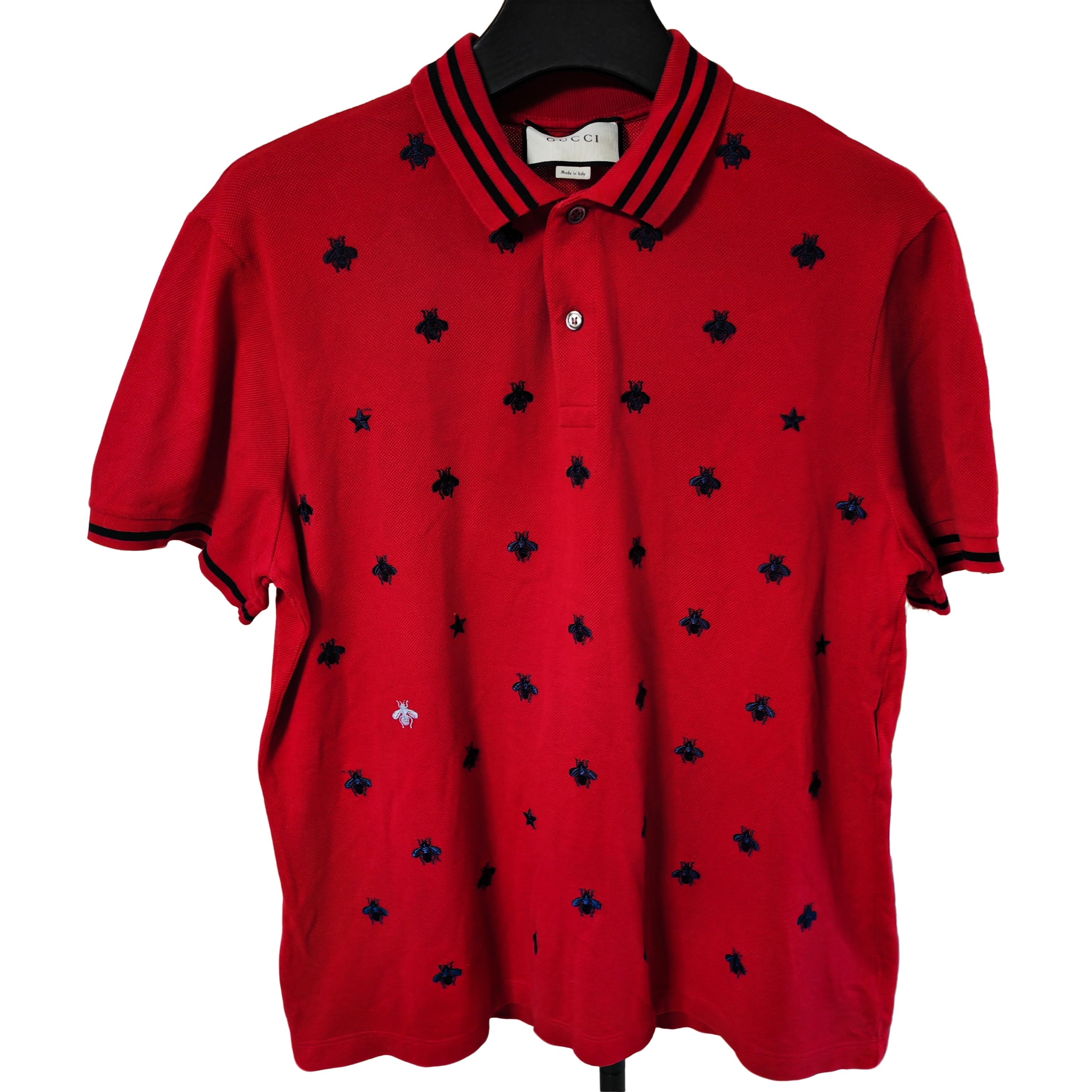 99新 GUCCI/古驰 古驰小蜜蜂满印短袖 2XL 码
