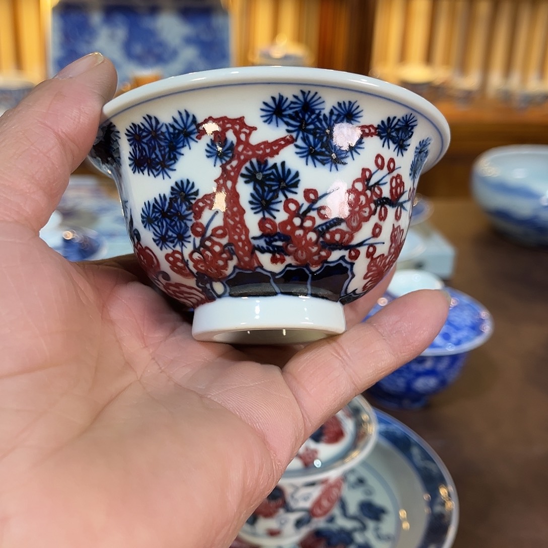 如***是錡镇堂手工手绘杯