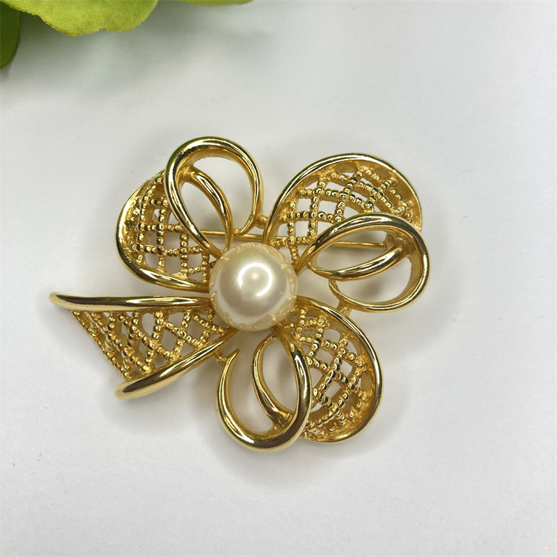 合金胸针 trifari蝴蝶丝结胸针1-1【2070206-054】