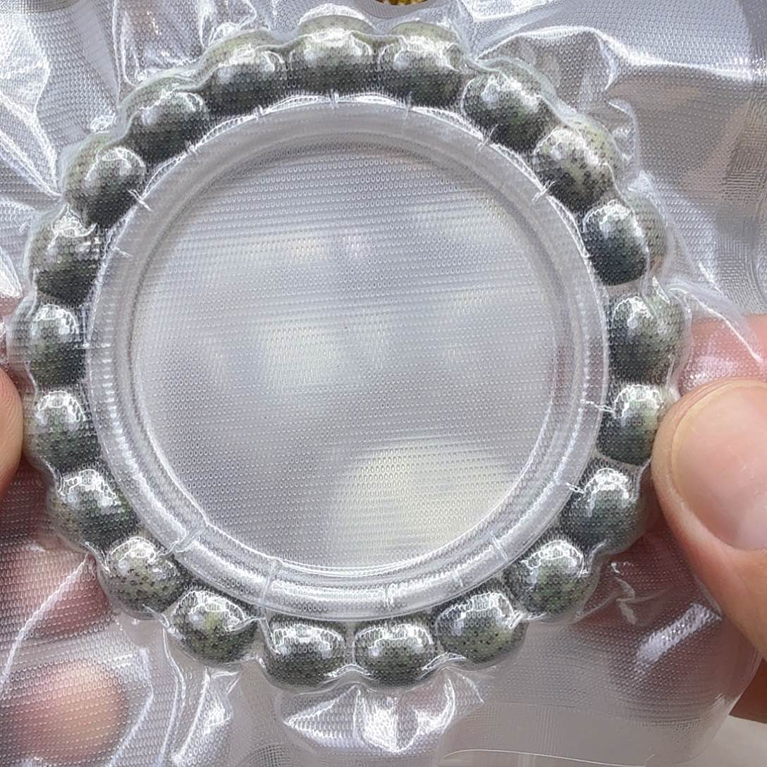 星月菩提手串12练手糯冰绿星月菩提单圈11