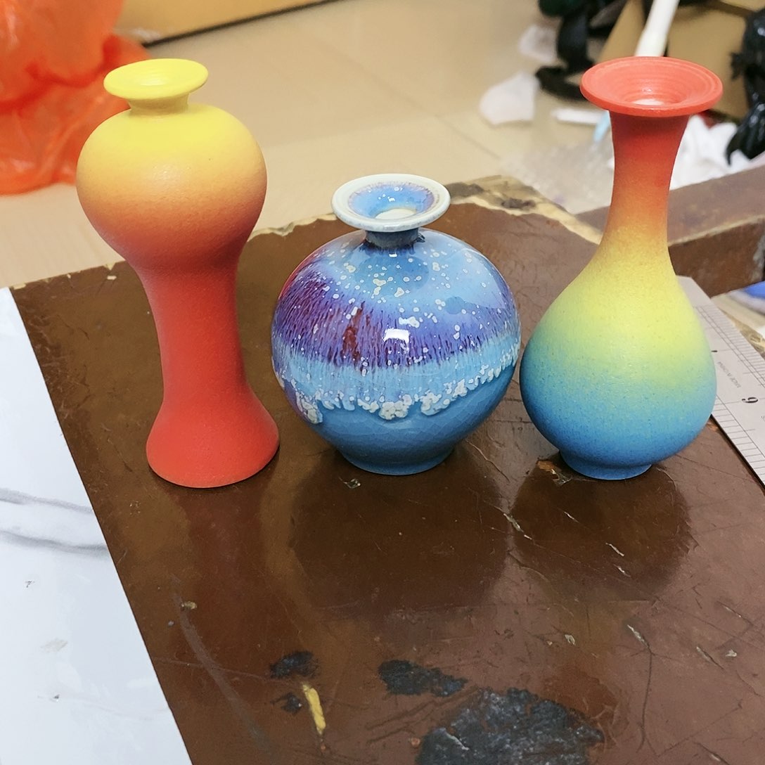 摆件福*…景德镇高温陶瓷小花瓶