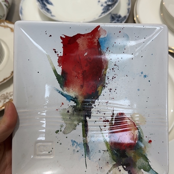 满15包邮 外贸尾单微瑕小盘子一个