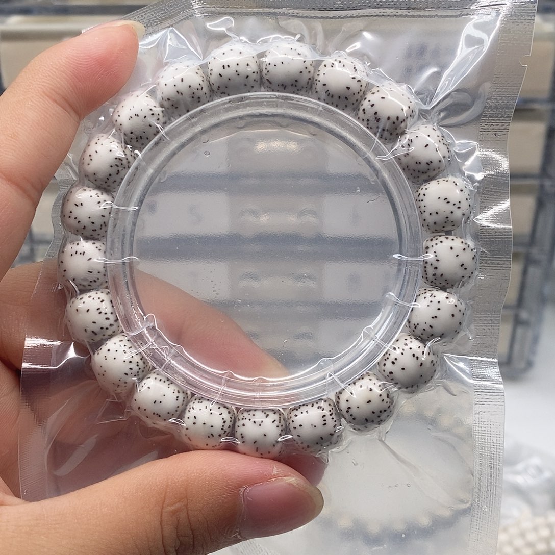 星月菩提手串顺白无烟花小星点