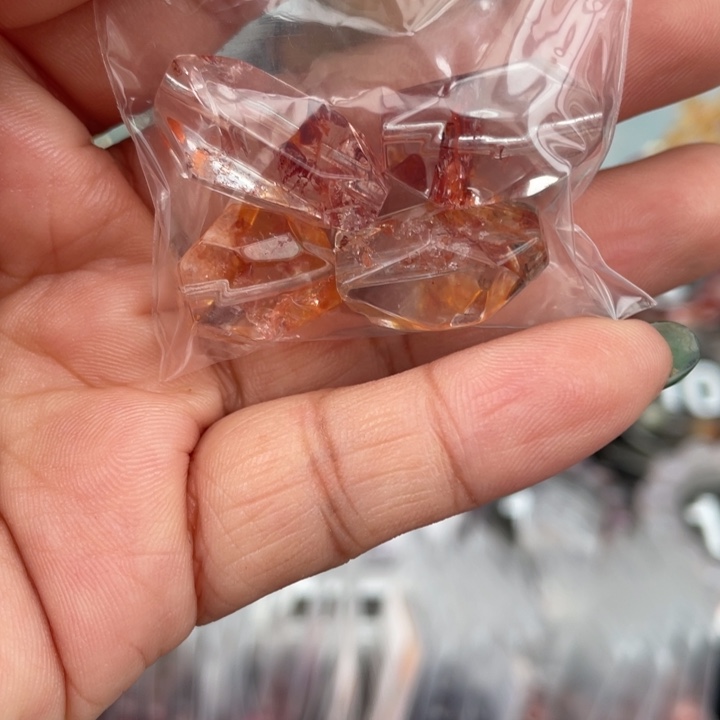 水晶手串未镶嵌锦鲤胶花随形多样性发其一