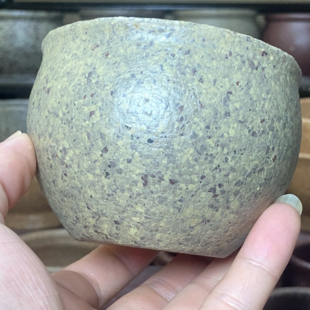 茶杯紫砂八目手工料半手工230毫升