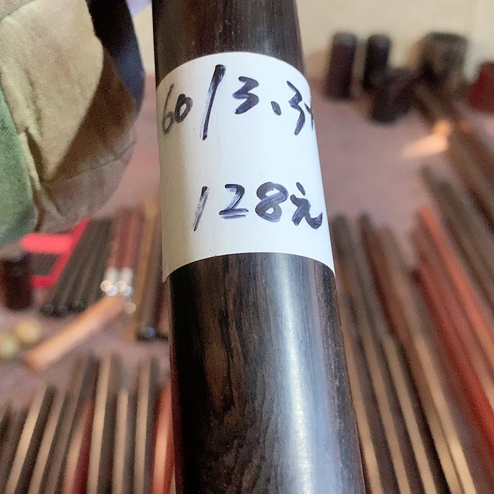 东非黑黄檀（紫光檀）用****0紫光檀木面棍