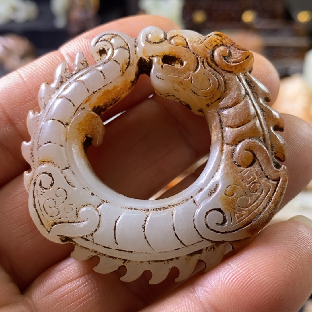 和田玉（糖玉）颈饰未镶嵌