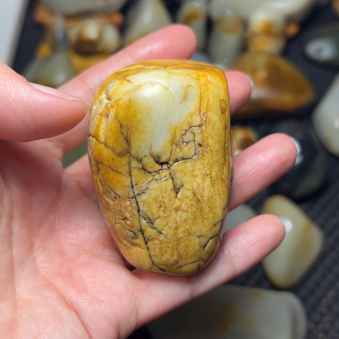 和田玉未镶嵌挂件20