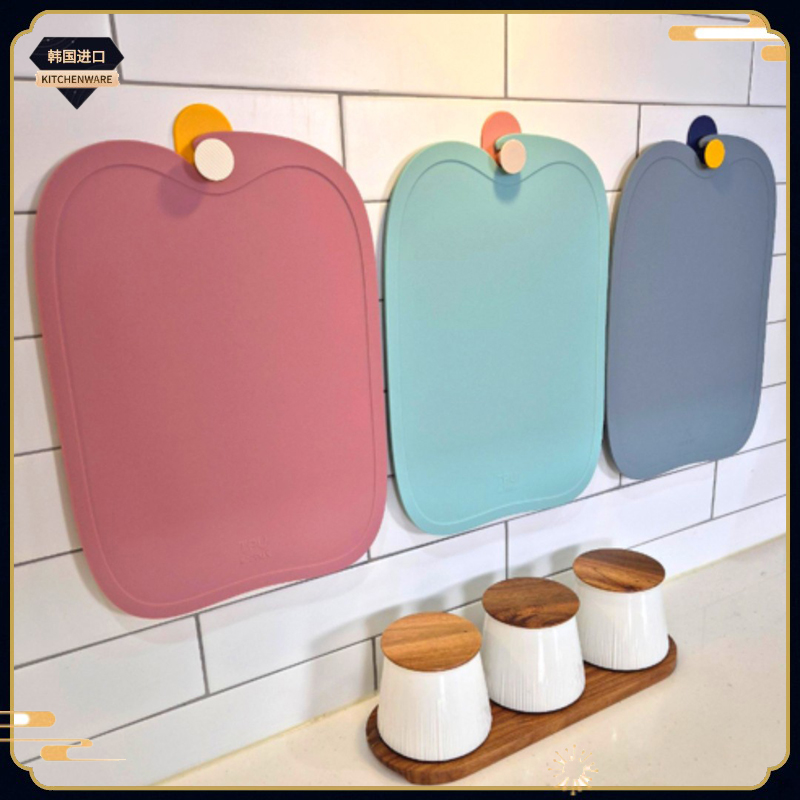 韩国原装进口-双面TPU菜板,宝宝辅食菜板(切完会有划痕)