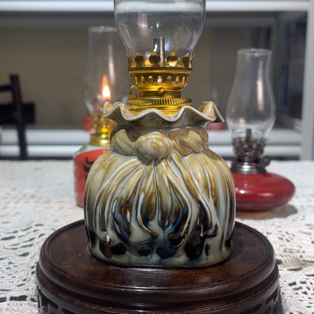 摆件景德镇陶瓷香薰灯