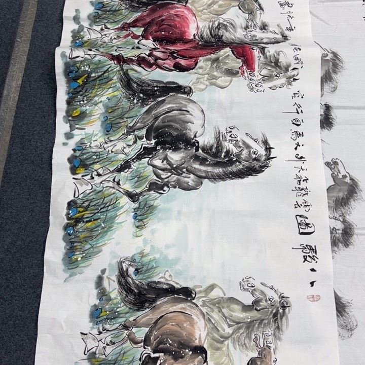 国画纯手绘作品欣赏图