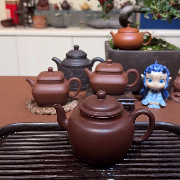 茶壶紫砂宫灯羊角山老紫泥下播价