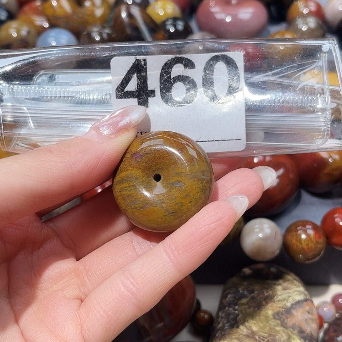 硅化玉未镶嵌天然北票硅化玉吊坠