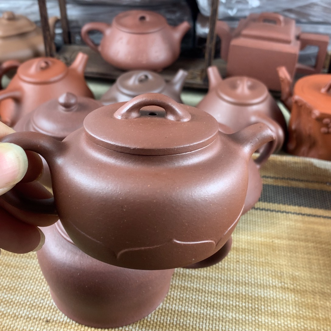 紫砂茶壶四号井底槽青