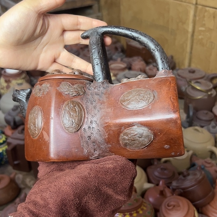 茶壶紫砂原矿紫砂壶