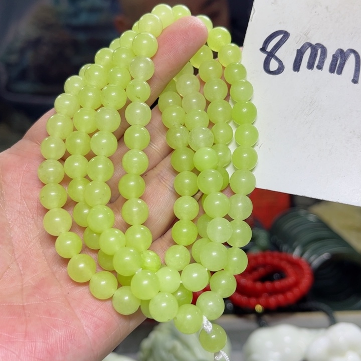 蛇纹石玉颈饰多样性发货未镶嵌