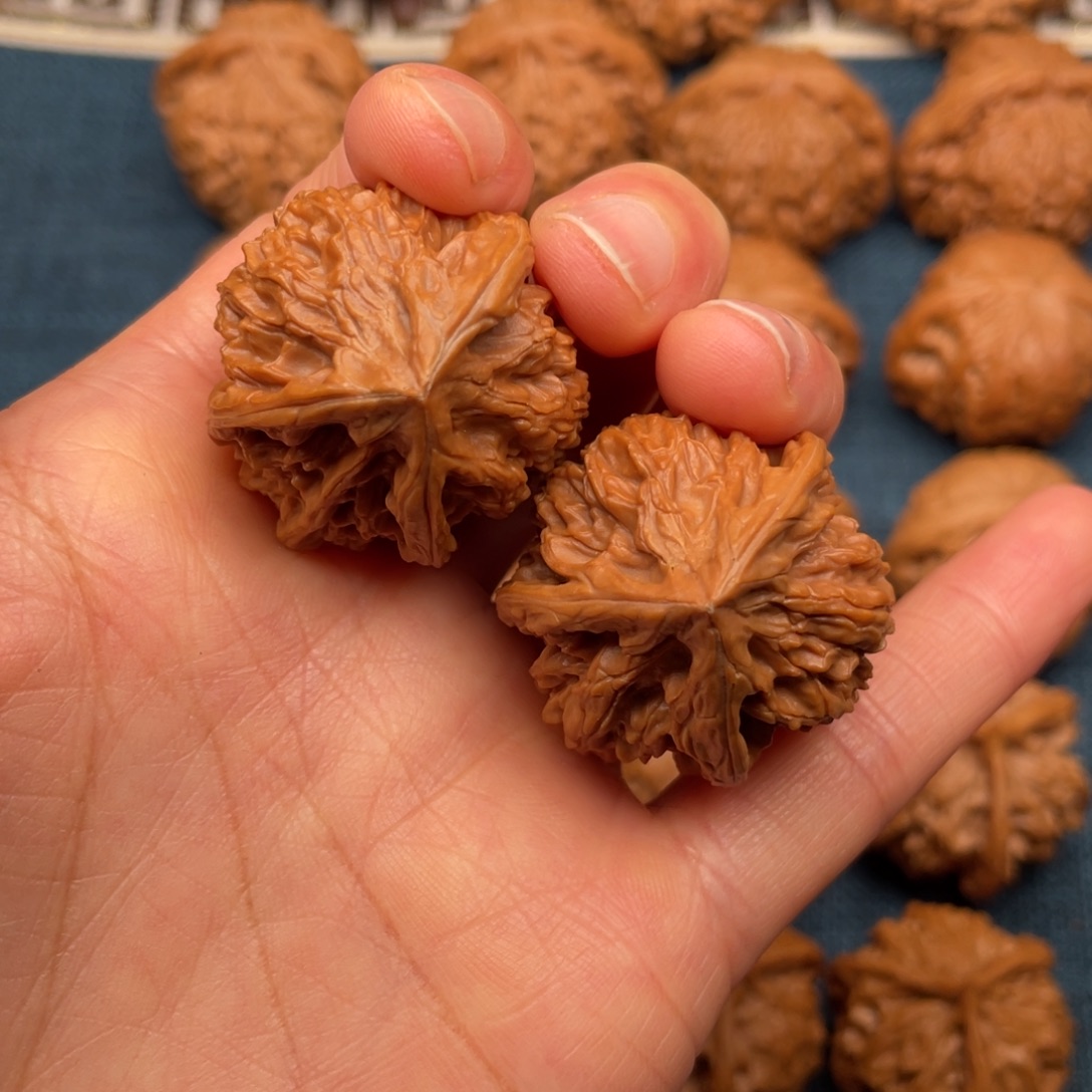 把件文玩核桃33全品文山正奔手捻