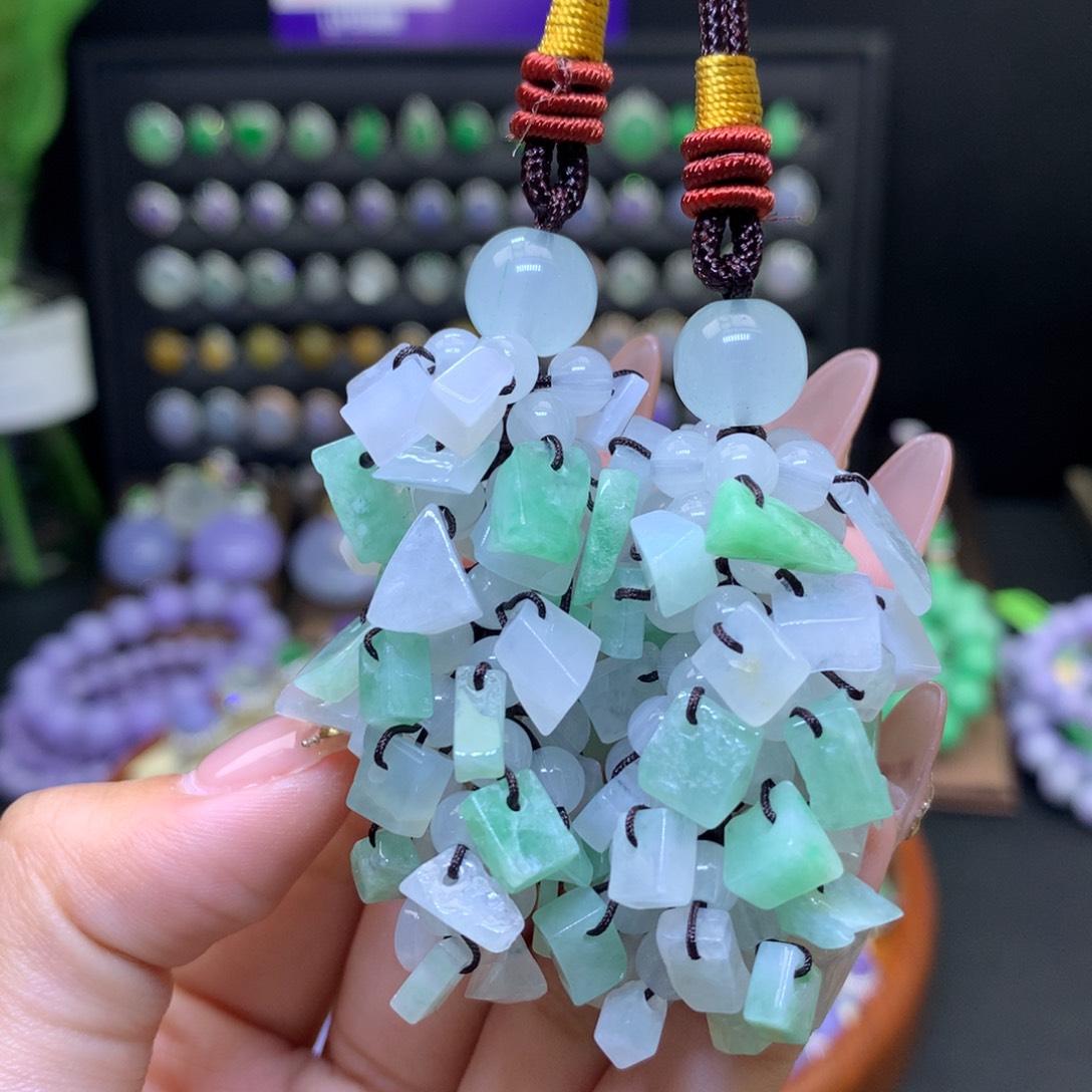 翡翠颈饰未镶嵌天然 