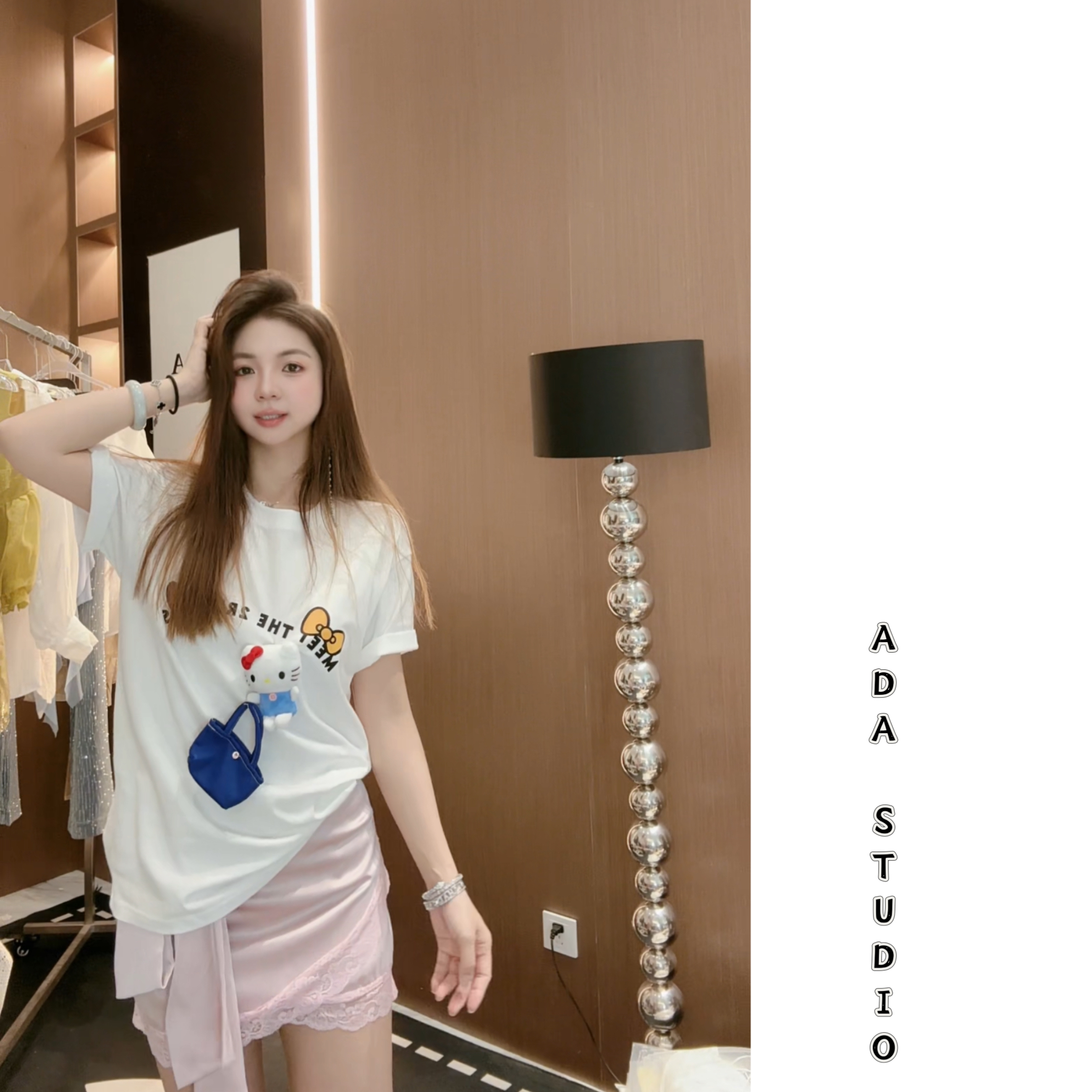 Ada定制【你的可爱】夏季可爱风卡通INS风T恤少女风短袖潮流