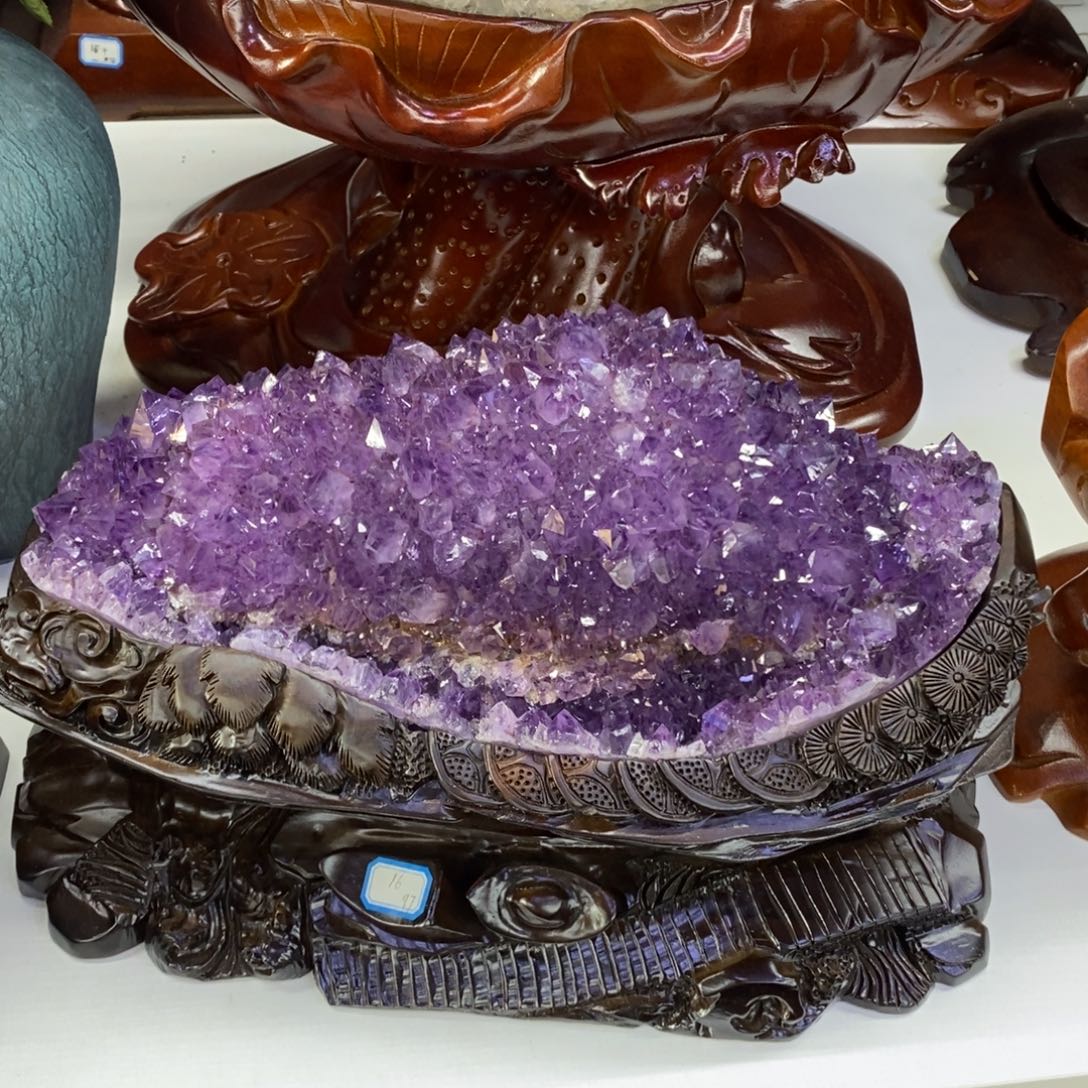 大型摆件（非配饰）紫晶未镶嵌莹