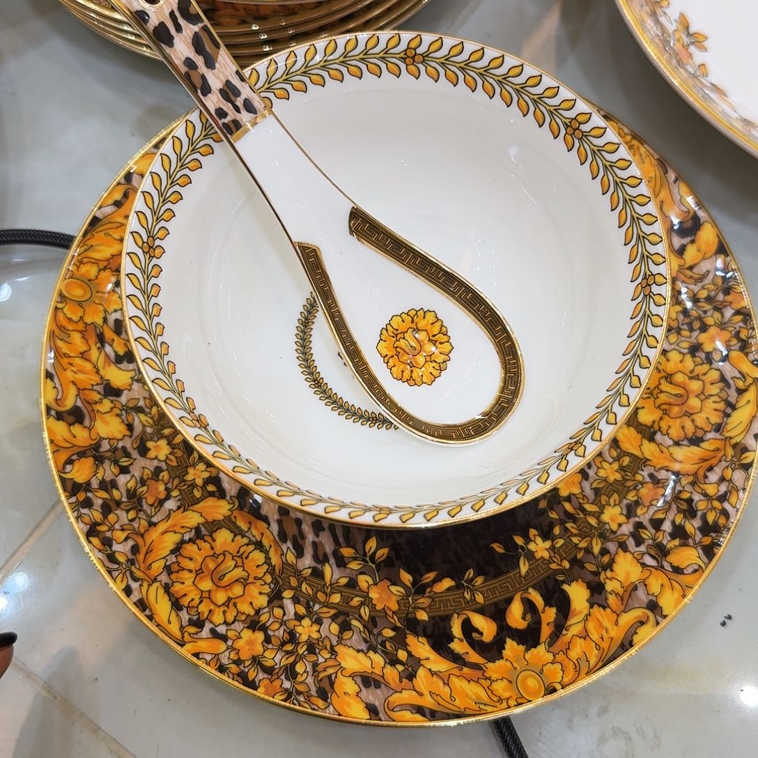 五***福瓷片骨瓷餐具高骨餐具高温陶瓷