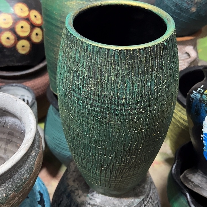 绿金直筒高28口12默认打孔