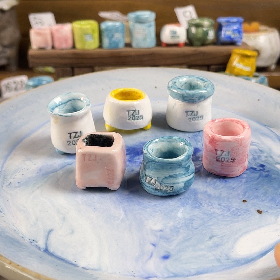 喵***啊一组6个 坛子姐花盆 百搭耐看省空间设计